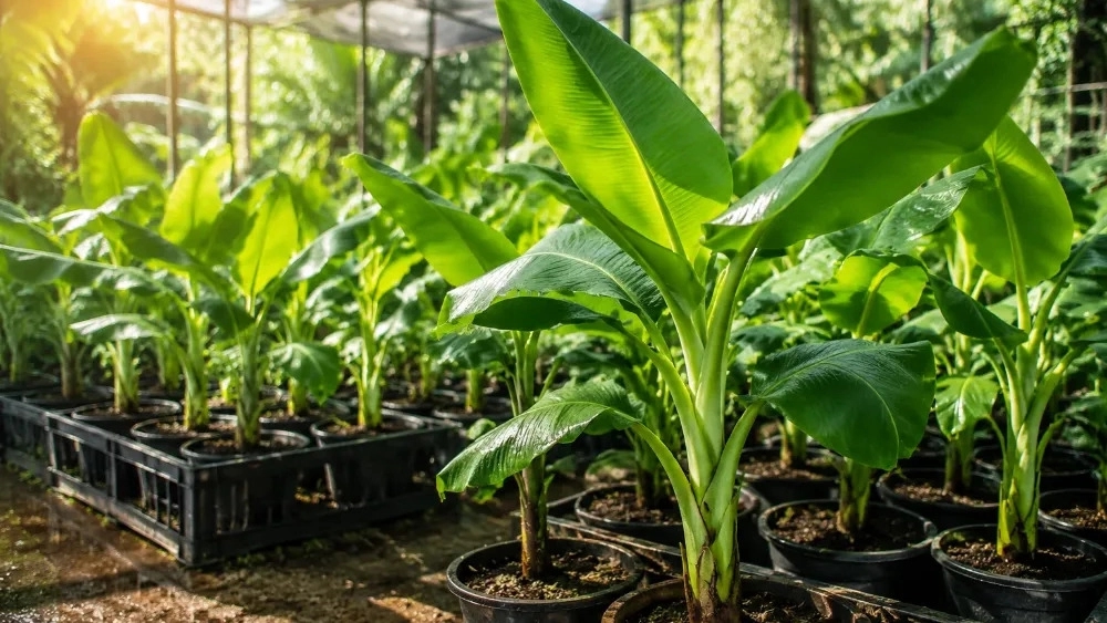 خرید نهال موز پاکوتاه کاوندیش جعبه‌ ای